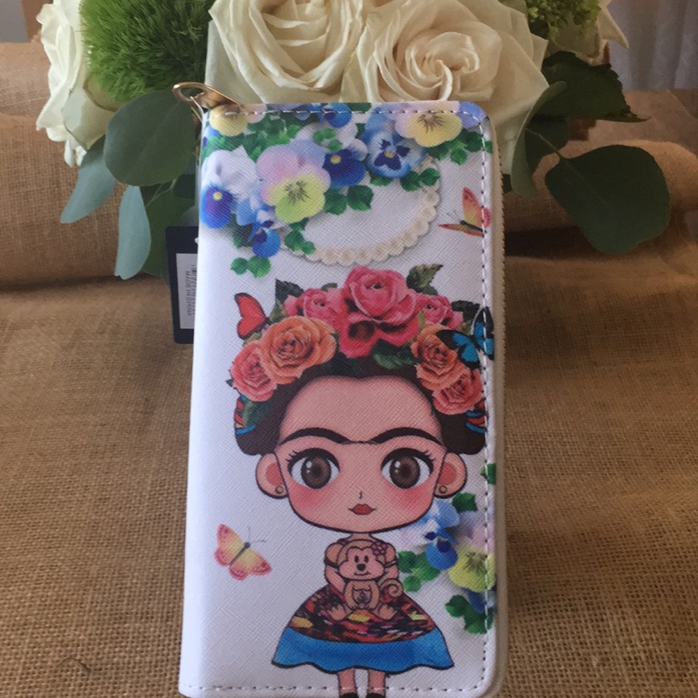 Frida Cartoon wallet